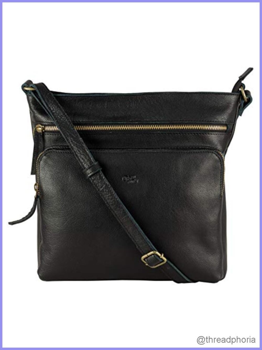 Genuine Leather Crossbody Purse Handbag Women Sling Bag Over Shoulder